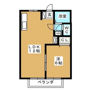 メゾン・エトワールA棟【2階】の間取り