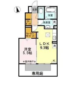 フェリス【1階】の間取り
