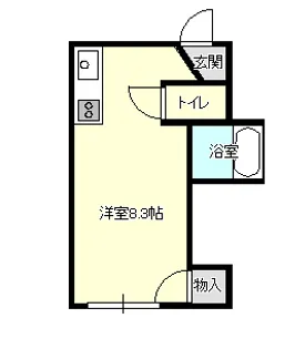第一コーポやすらぎ【1階】の間取り