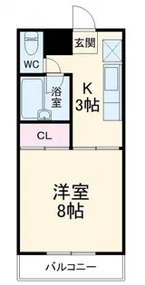 ラビットハウスリムジン【2階】の間取り