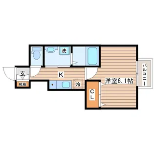 CCR-2018【1階】の間取り