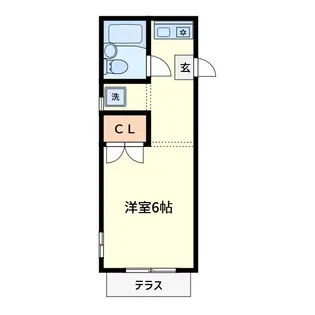 ハウスアズ【1階】の間取り