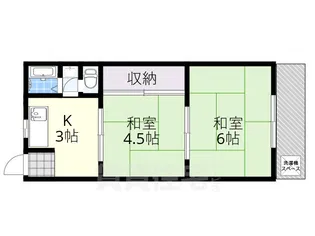 カーサ中宮【3階】の間取り
