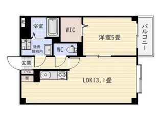 フォレスト5【9階】の間取り