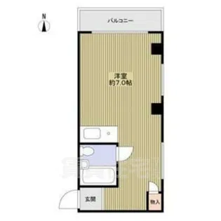 フラワービル【4階】の間取り