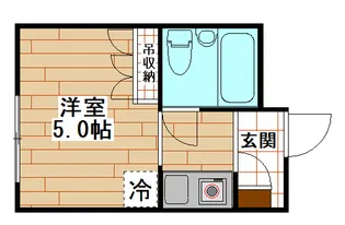 プレアール小若江【1階】の間取り