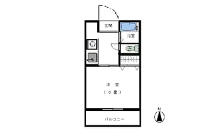 コーポ花束【2階】の間取り