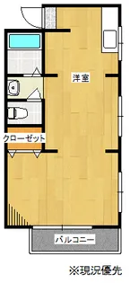 コーポ三浦【2階】の間取り