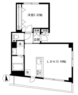 永和レガート【3階】の間取り