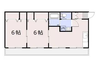 山田アパート【2階】の間取り