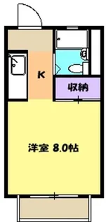 メゾンセリザワ一番館【2階】の間取り