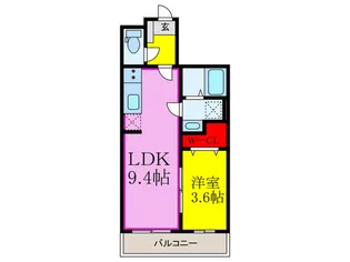 フレグランスIV【3階】の間取り