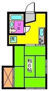 横森ハイツ【2階】の間取り