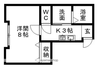 ファインコーポIII【1階】の間取り