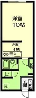 新栄長谷川マンション【1階】の間取り