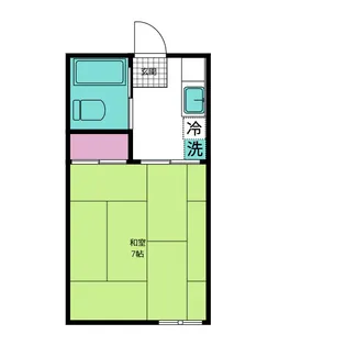 コーポパインドアー【2階】の間取り