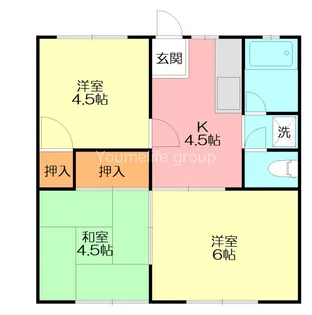 コーポサンフラワー【2階】の間取り