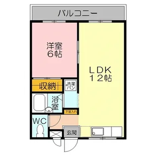 レックハウス シャ・ノワール【2階】の間取り