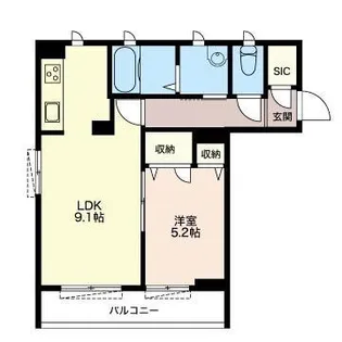 Viola 駒込【2階】の間取り