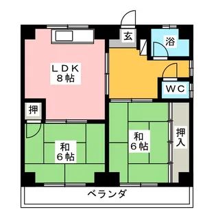 コーポ智【3階】の間取り