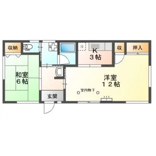 岩手県奥州市水沢秋葉町【一戸建】の間取り
