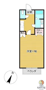 シティコーポ八女【3階】の間取り