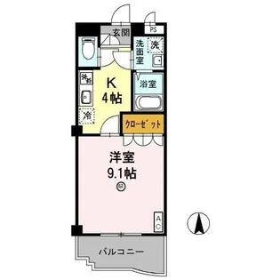 DEAR COURT(ディアコート)【3階】の間取り