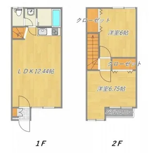 コーポ純【1階】の間取り