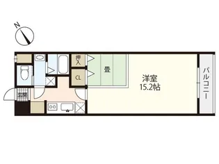 コンポーゼ庚午北【4階】の間取り