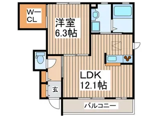 カ-サグランデ【1階】の間取り