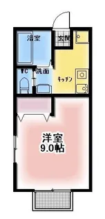 ガルテン宿畑 D棟【1階】の間取り
