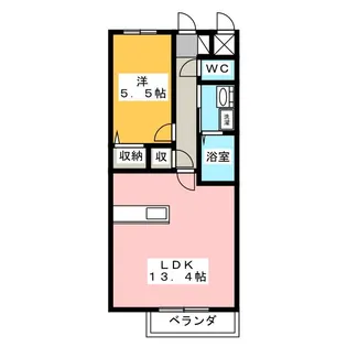 フォレストリバー【1階】の間取り