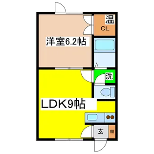 ラ・プラーニュ【2階】の間取り