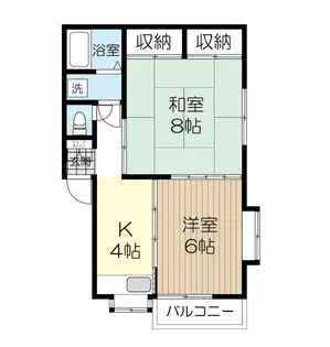 シャイニングハウステディ【2階】の間取り