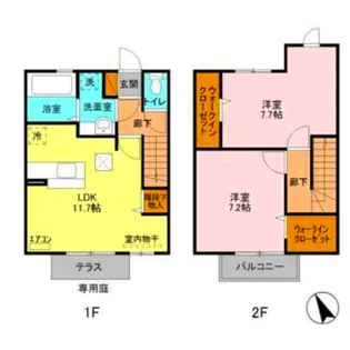 Toit Vert(トワ ヴェール)の間取り