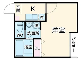 リベルテ大和田【2階】の間取り
