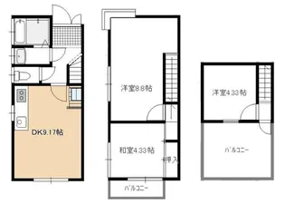 神奈川県座間市広野台1【一戸建】の間取り