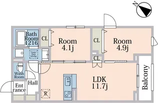 SANZEM【1階】の間取り