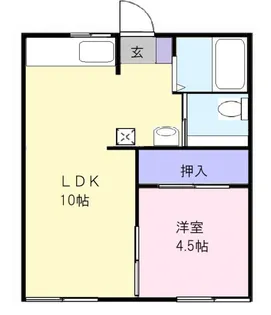 ピレーネ垂水【2階】の間取り