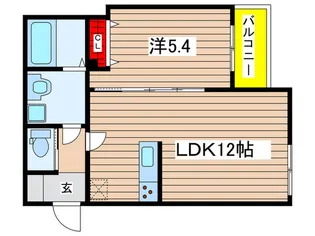 仮)le bois mizuho【2階】の間取り