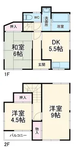 埼玉県川口市大字安行慈林【一戸建】の間取り