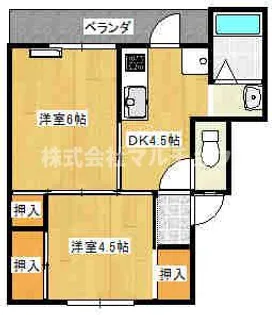 和歌山県田辺市中辺路町栗栖川【アパート】の間取り