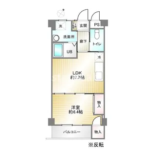 夢野アパートメント【1階】の間取り