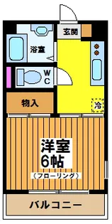 ハイツ双葉【2階】の間取り