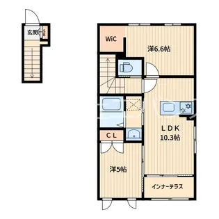 グリーンヒルII【2階】の間取り