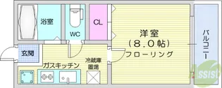 ひまわり館【2階】の間取り