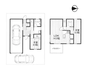 京都府亀岡市曽我部町南条竹谷【一戸建】の間取り