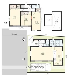 埼玉県川口市本蓮1【一戸建】の間取り