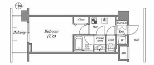 エミリブ下落合【1階】の間取り