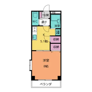 センチュリー平針【3階】の間取り